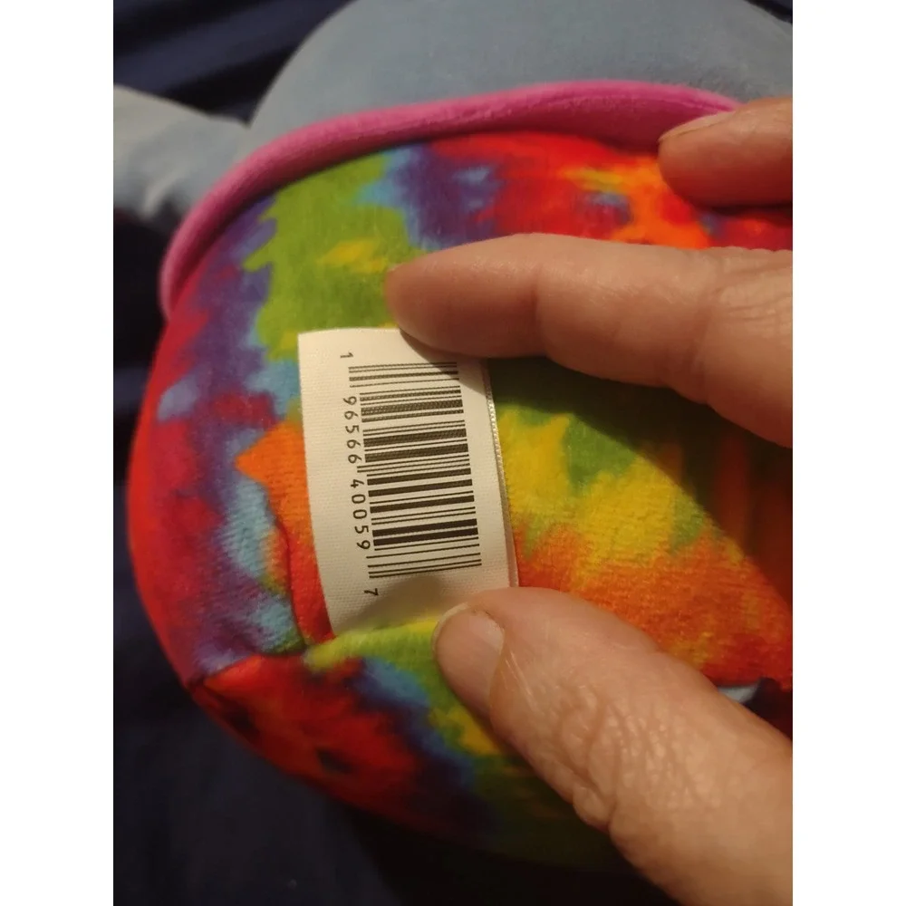 Squishmallows Disney Stitch Tie Dye Beanie‎ Plush Kellytoy Jazwares 8 Inch Toy